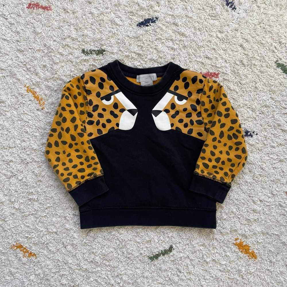 Stella McCartney Leopard Print Kids Sweatshirt
